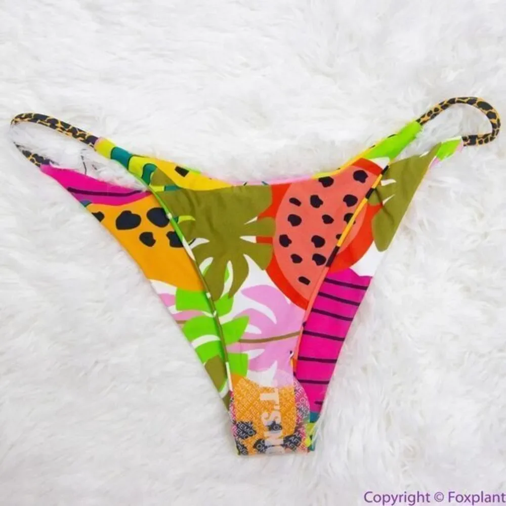 NEW Free People It’s now‎ cool String Bikini Bottom cheeky thong, S